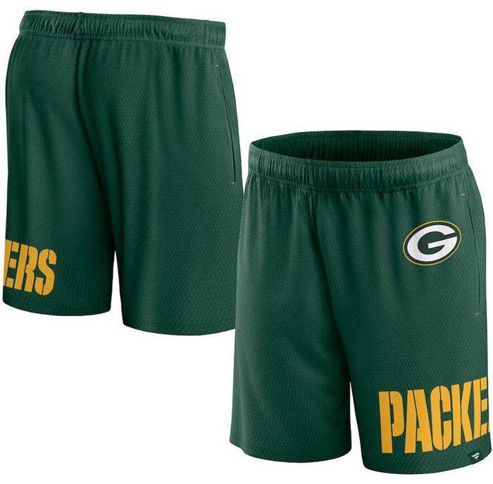 Men's Green Bay Packers Green Shorts Men's Green Bay Packers Green Shorts